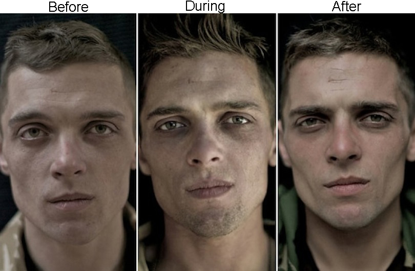 Mesmerizing Photographs of Soldiers’ Faces Before and After a&nbsp;War